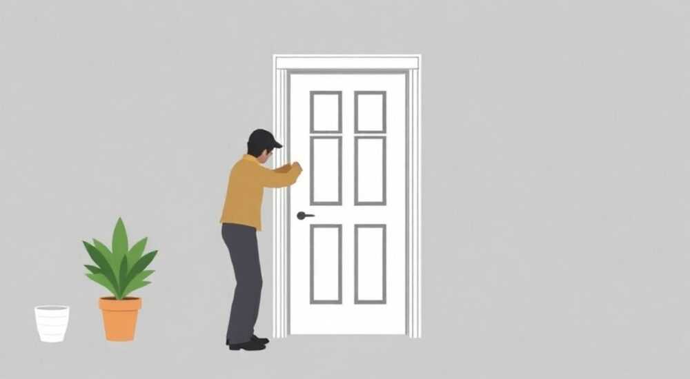 Как поменять доборы на межкомнатную дверь