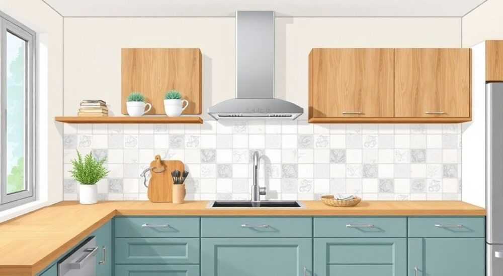 Как поменять наклейку на кухонном гарнитуре