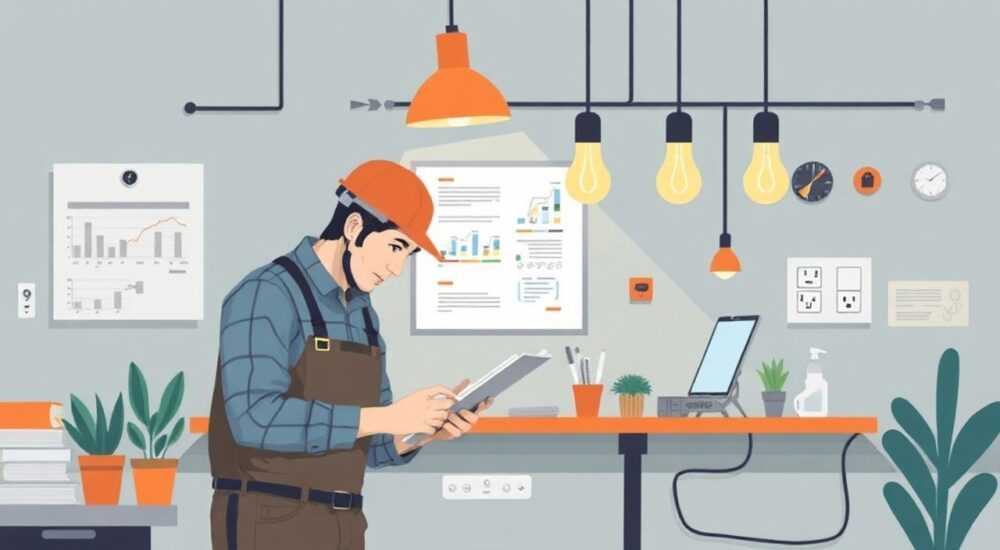 Как посчитать электромонтажные работы по количеству светильников и розеток