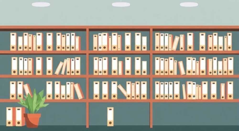 Как правильно нумеруются стеллажи в архиве