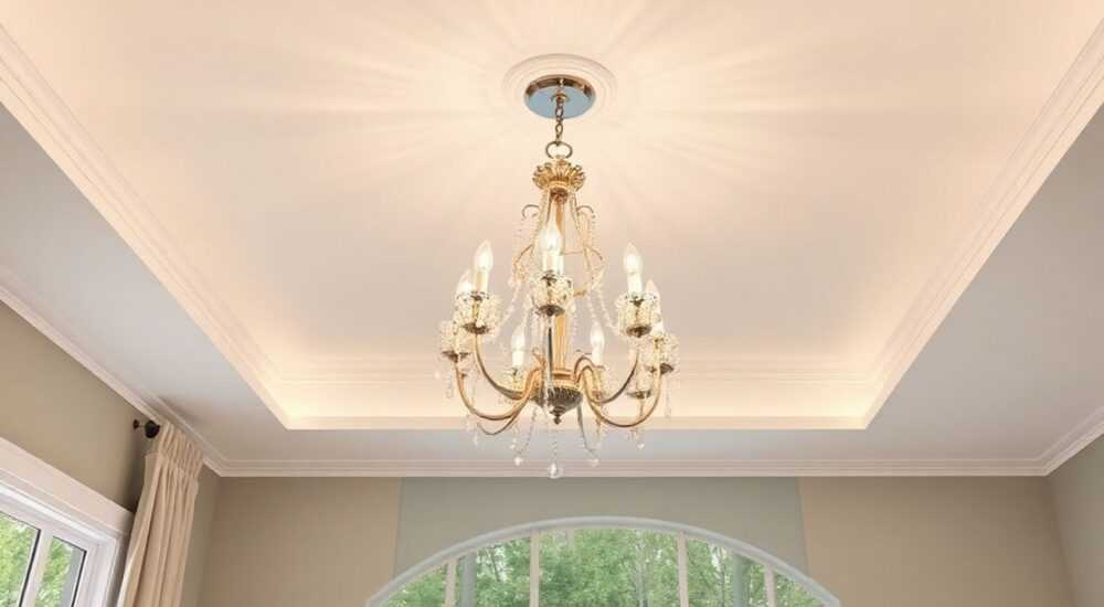 Как правильно подключить люстру к натяжному потолку