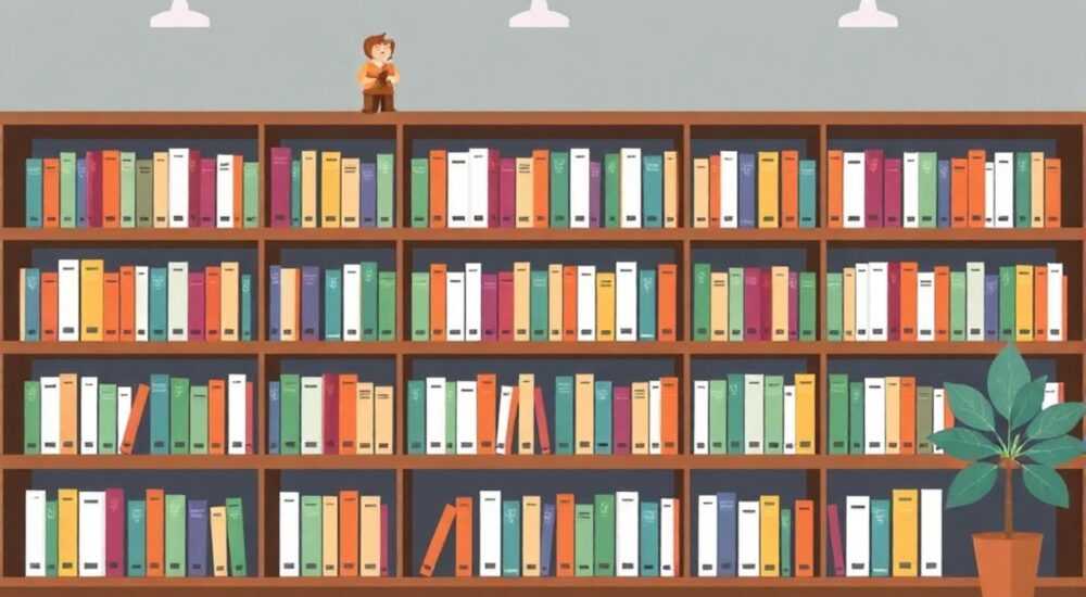 Как правильно расставить книги на стеллажах в библиотеке