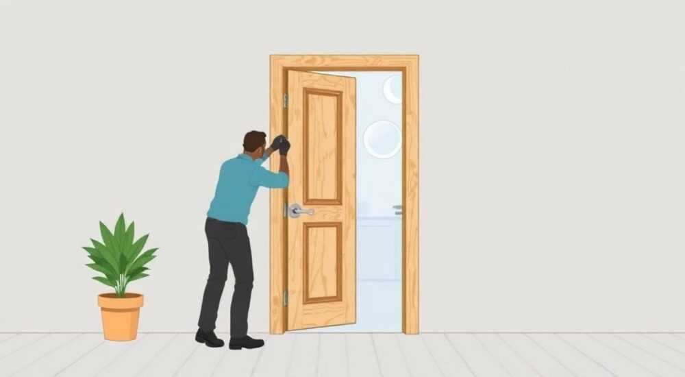Как правильно установить деревянный наличник на дверь
