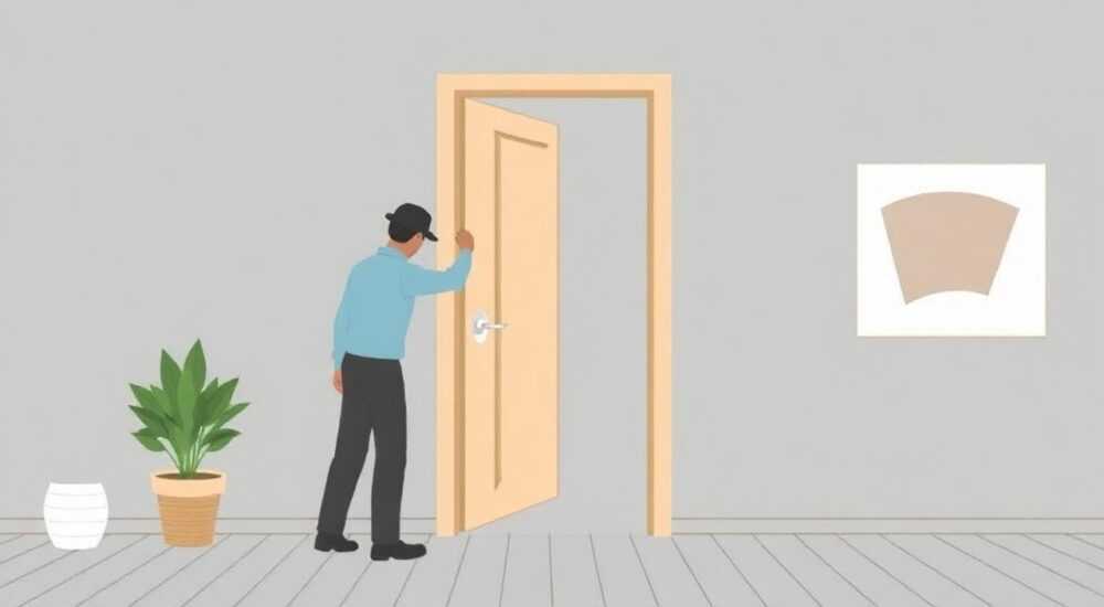 Как правильно установить межкомнатную дверь с коробкой из мдф