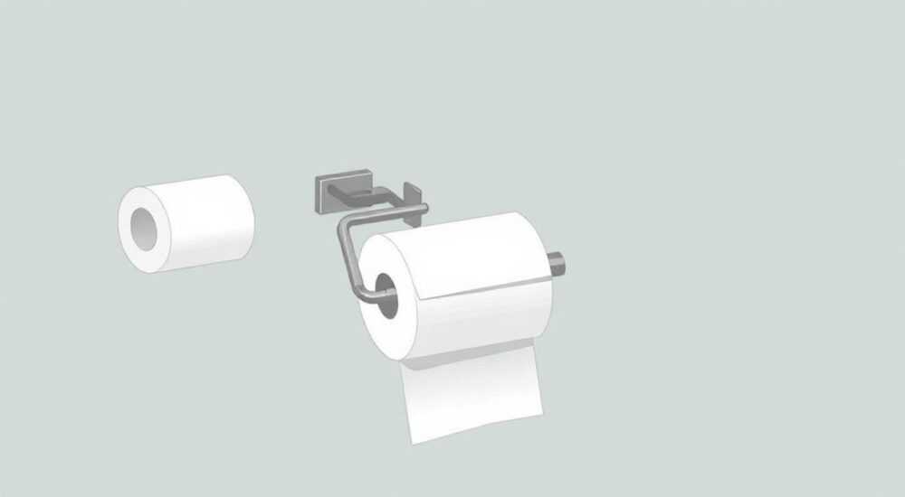 Как прикрепить держатель для туалетной бумаги