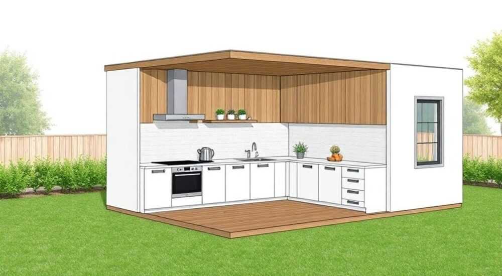 Как рассчитать фасад на угловой кухонный модуль