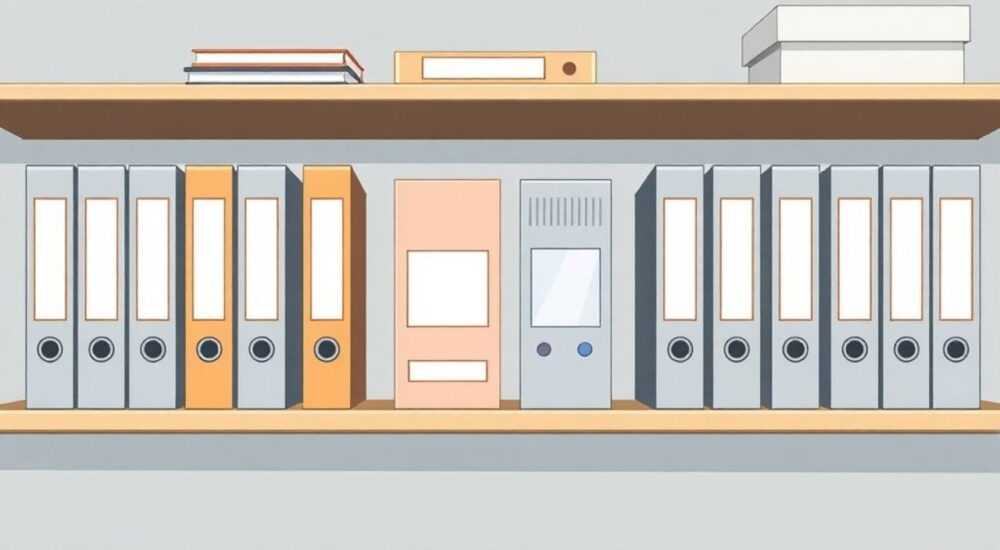 Как расставить папки в нужном порядке на стеллажах по 5s