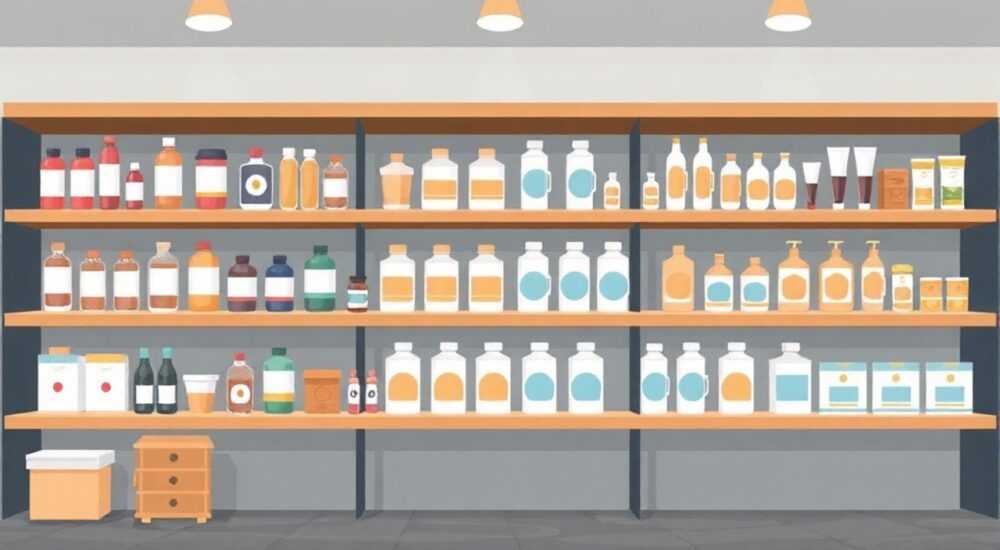 Как расставить товар в продуктовом магазине на стеллажи показать