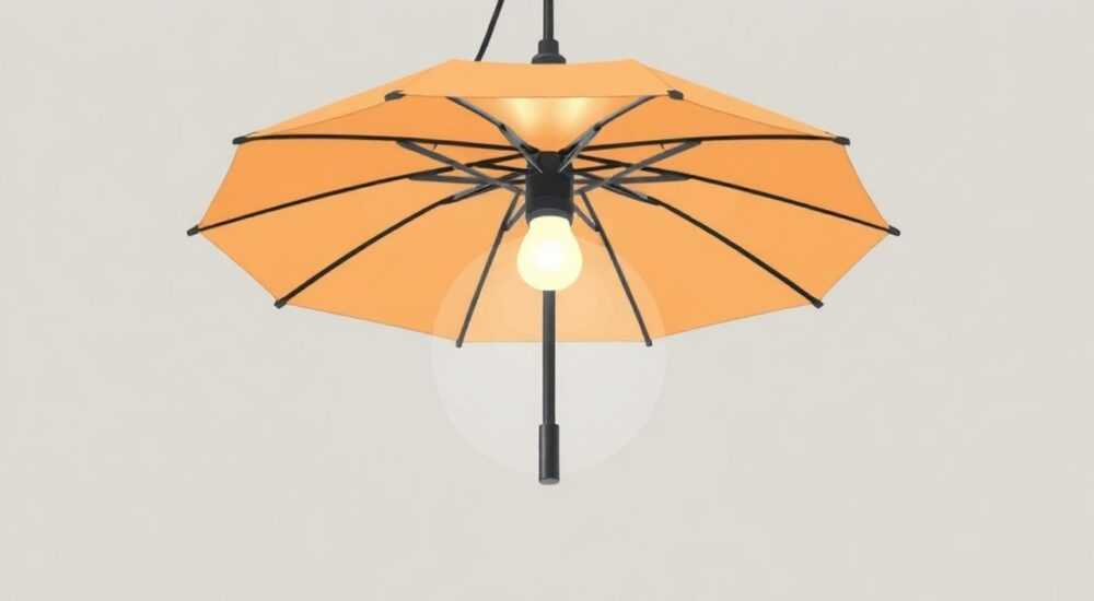 Как разобрать светильник ambrella light