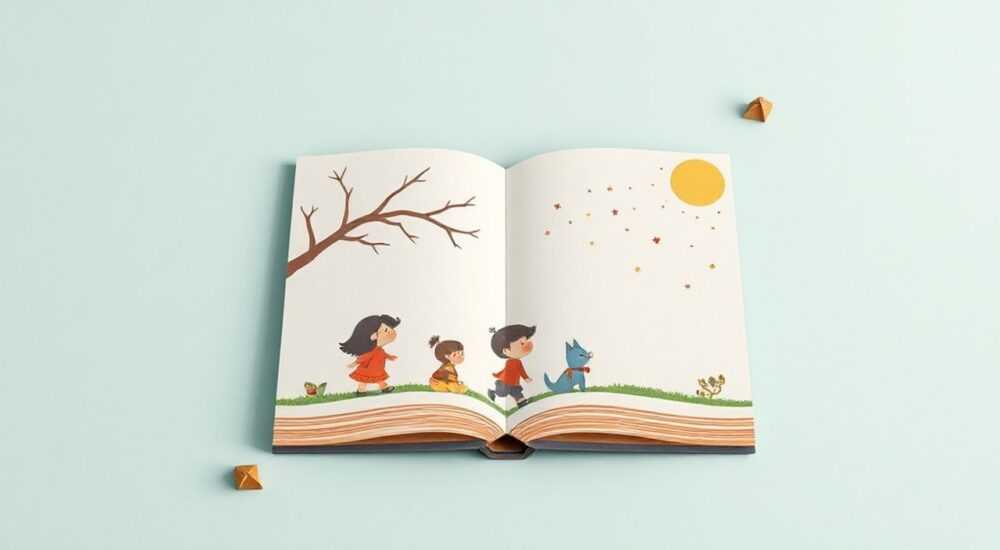 Как сделать детскую книжку ширму из картона