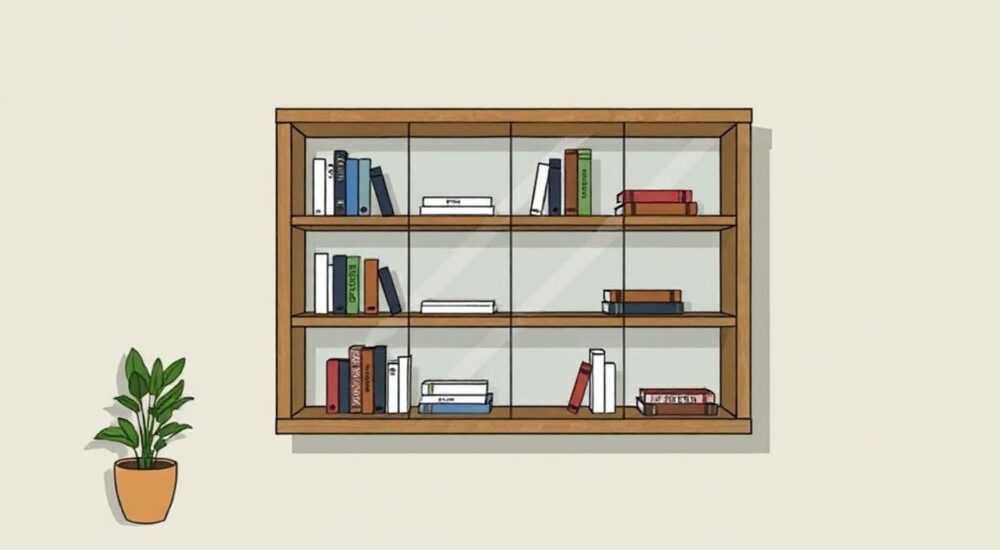 Как сделать книжный стеллаж со стеклом