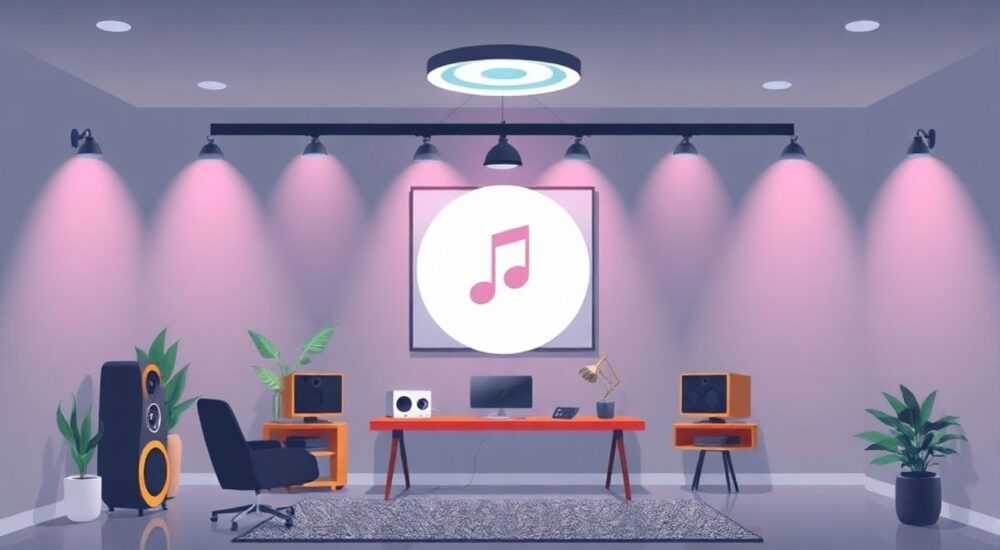 Как сделать музыку в светильниках rgb