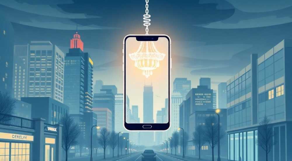 Как синхронизировать телефон с люстрой led city