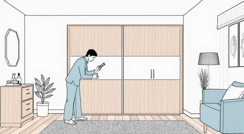 Как снять дверь шкафа купе системы дегон