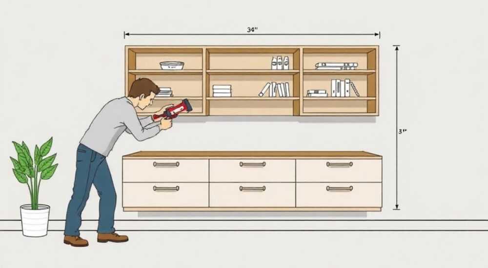 Как снять полки с комода с нижним креплением