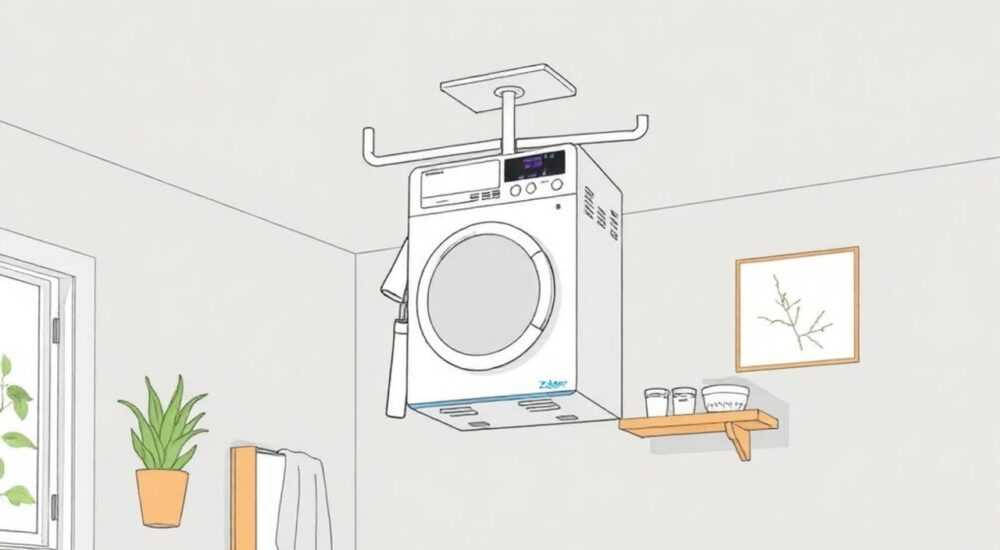 Как собрать сушилку для белья потолочная zalger