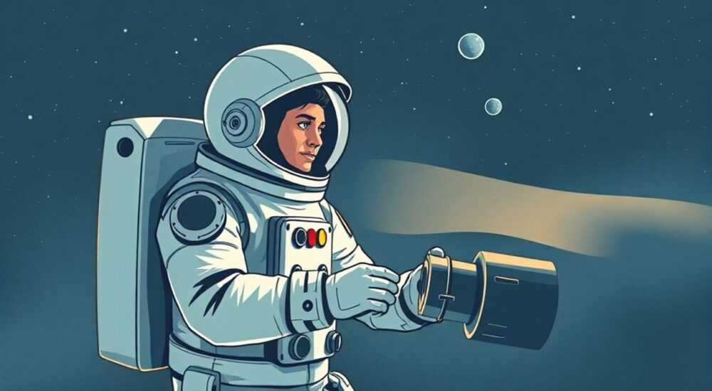 Как включить светильник астронавт