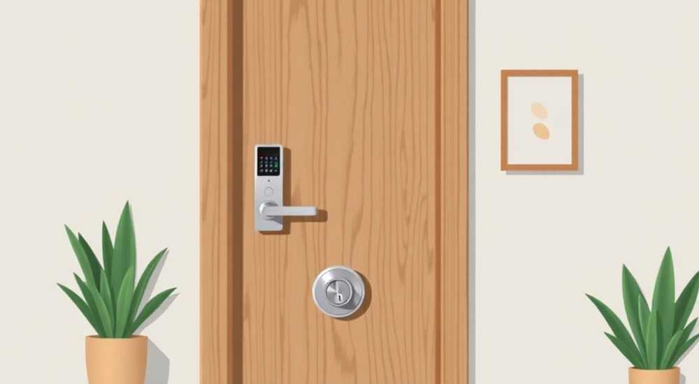 Как врезать кодовый замок в деревянную дверь