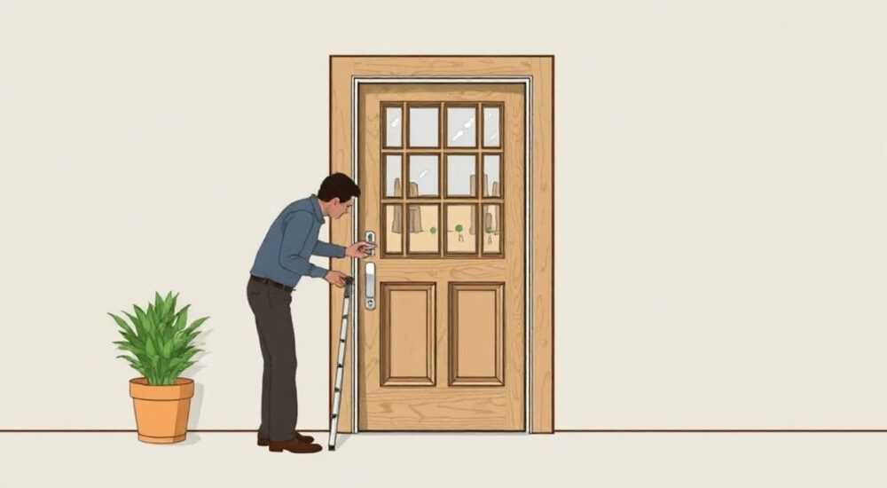 Как вставлять уплотнитель в деревянную дверь