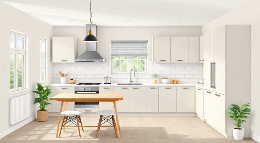 Как выбрать кухонный гарнитур для маленькой кухни по цвету