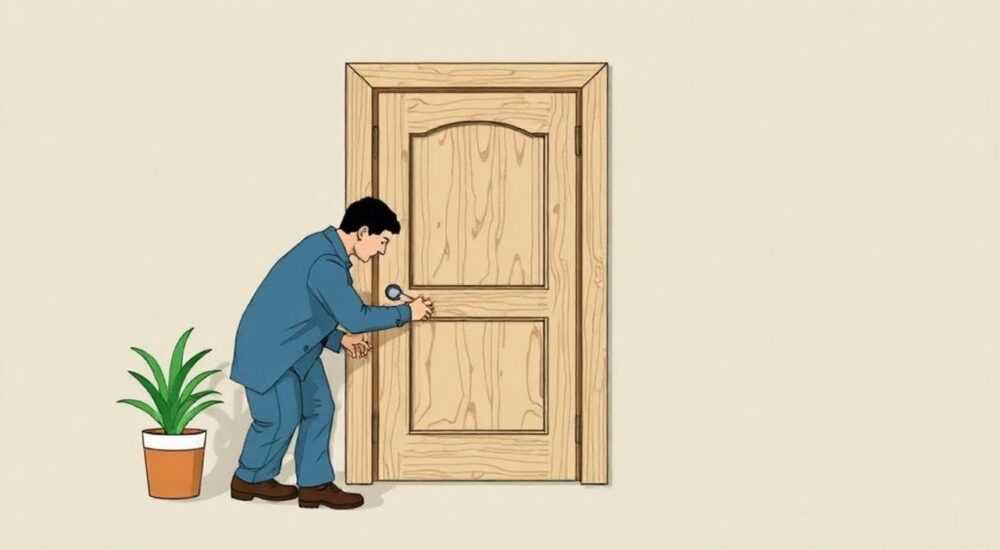 Как вытащить штапик из деревянной двери