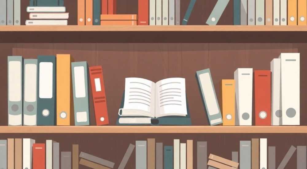 Как закрыть книги в стеллаже