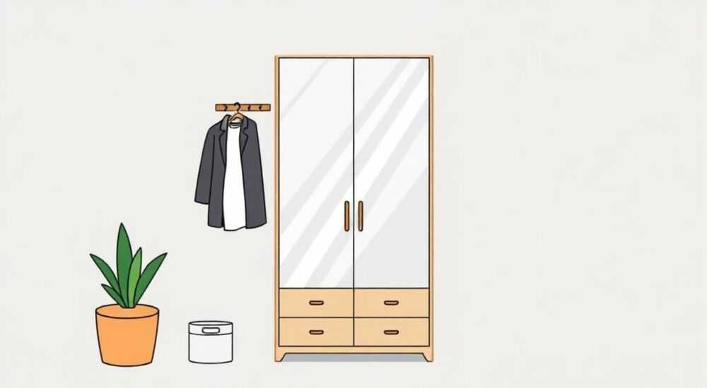 Как закрыть зеркало шкафа купе