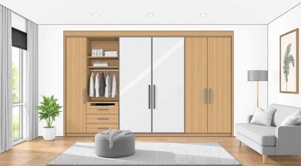 Как заполнить встроенный шкаф купе