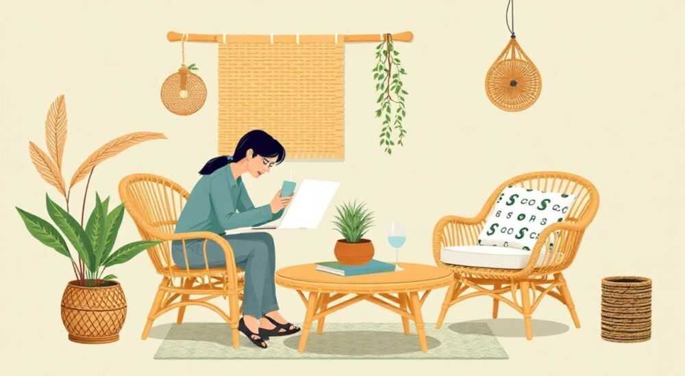 Как заработать на плетении мебели из ротанга