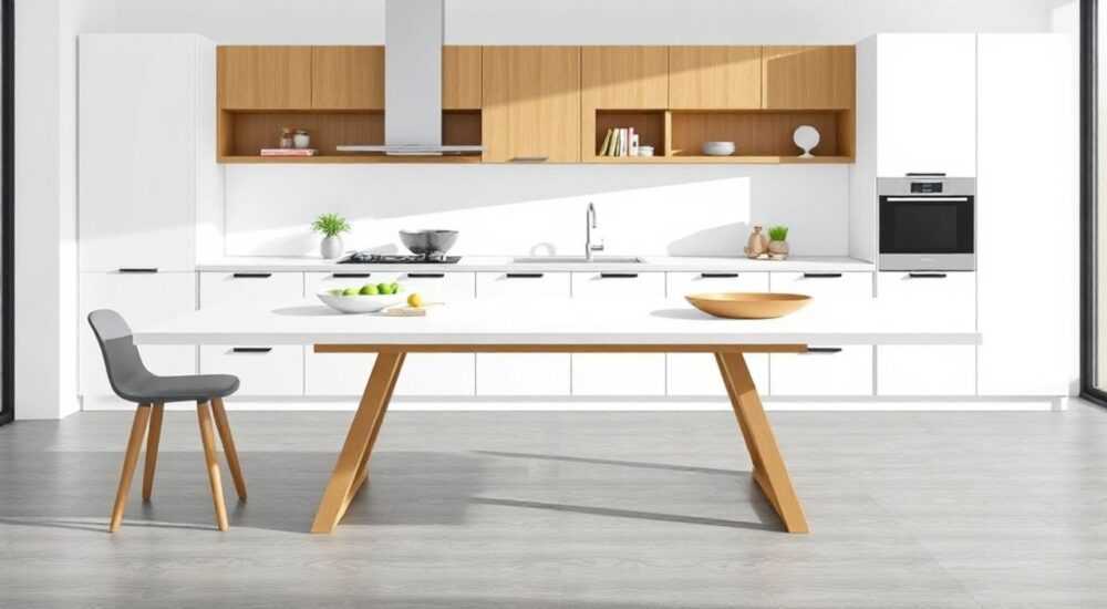 Кухонный стол модель для кухни который раздвигается