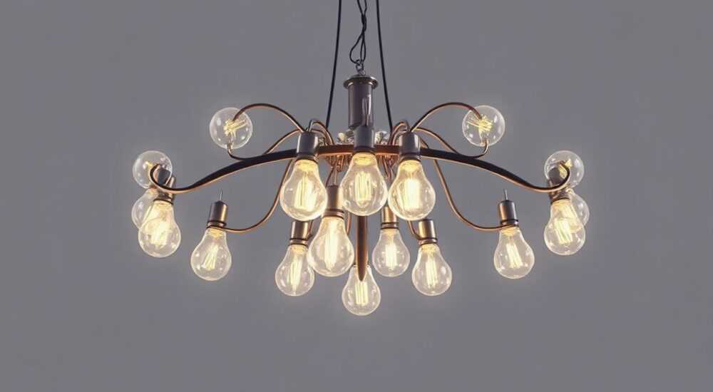 led люстра как менять лампы