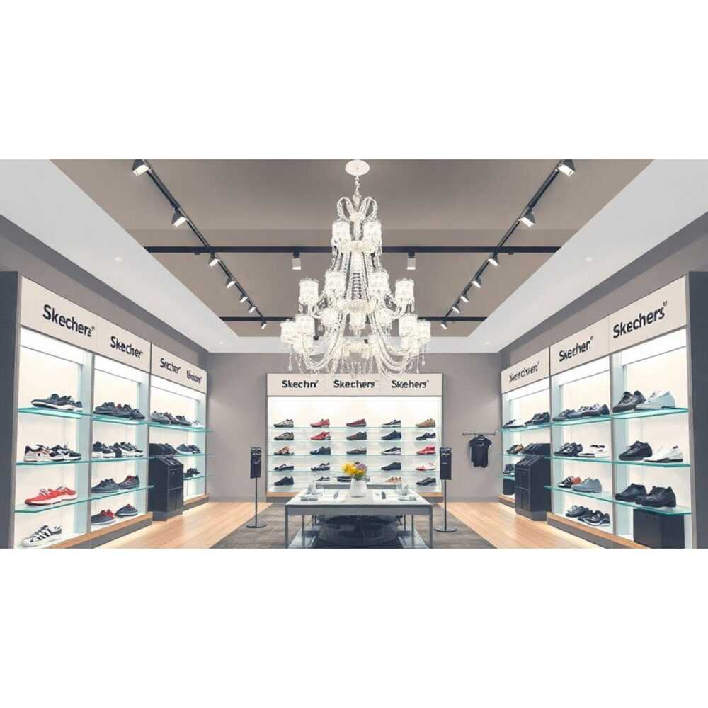 Люстра как в магазине skechers