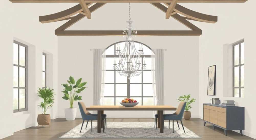 На чем висит люстра