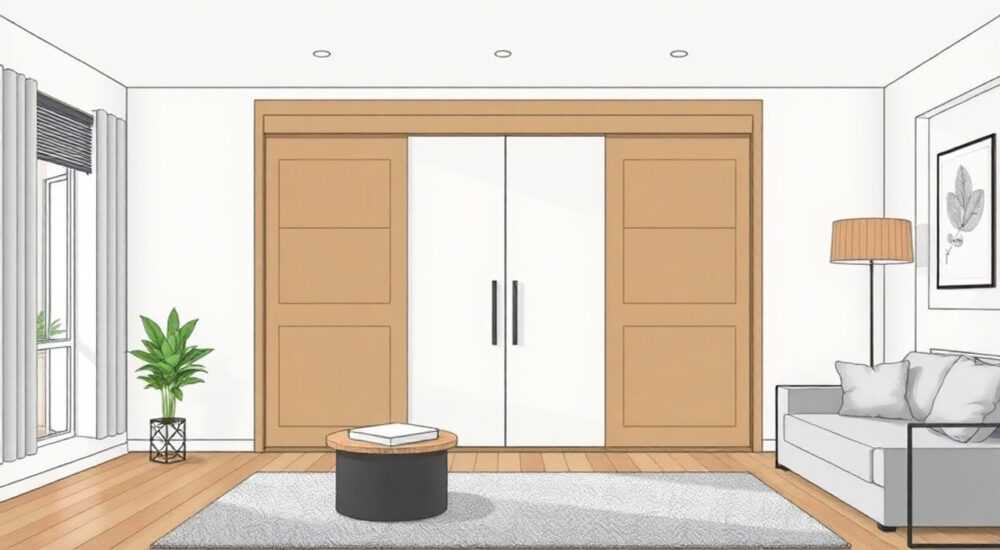 Шкаф купе как правильно спланировать двери