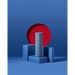 Ваза Strips Tall — Powder blue (Shapes & Shades)