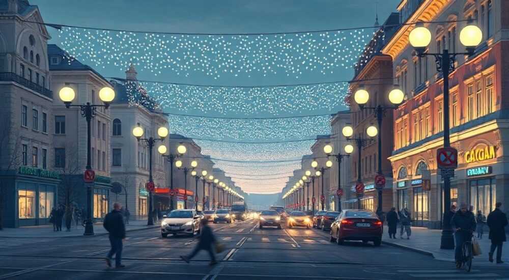 Сколько светильников на никольской улице в москве
