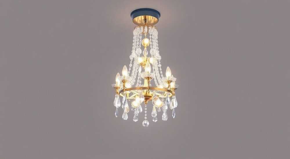 Светодиодная люстра мигает когда выключена