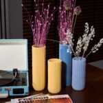 Ваза Strips Medium — Powder blue (Shapes & Shades)