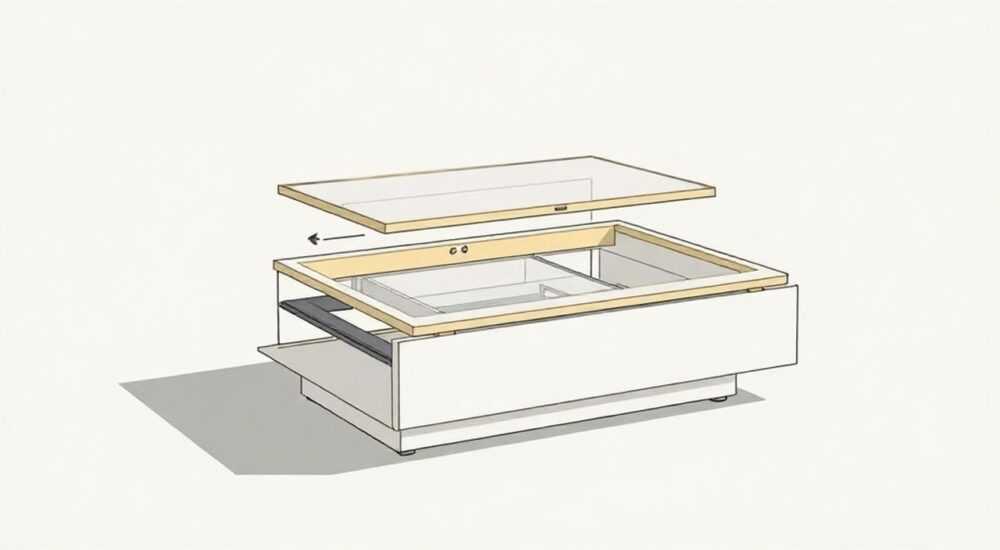 Журнальный столик трансформер как он разбирается складывается