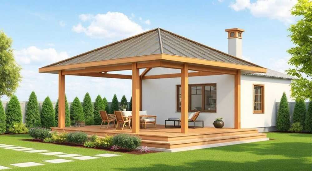 Беседка для дачи как построить проекты