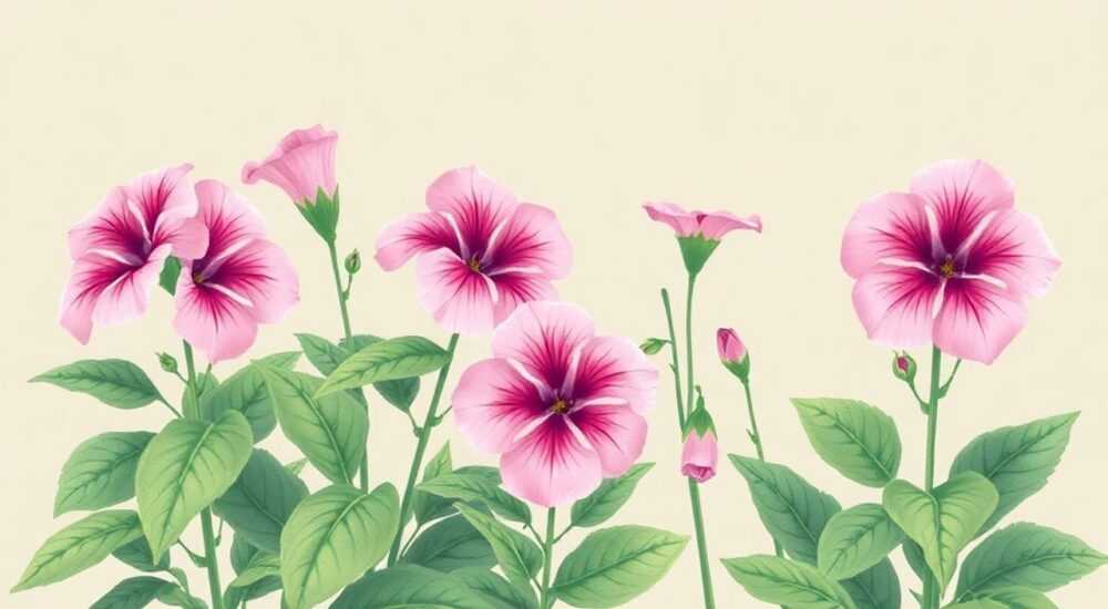 Чем ампельная петуния отличается от обычной