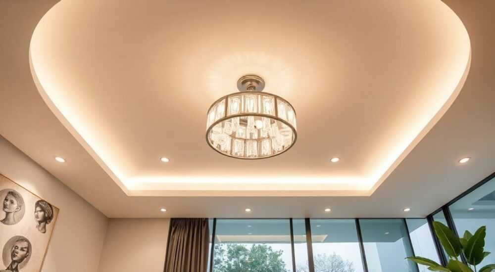 Чем можно оригинально украсить потолочные светильники