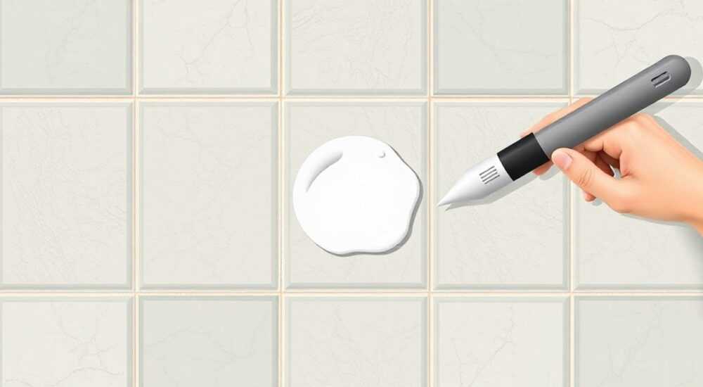 Чем подкрасить скол на керамической плитке