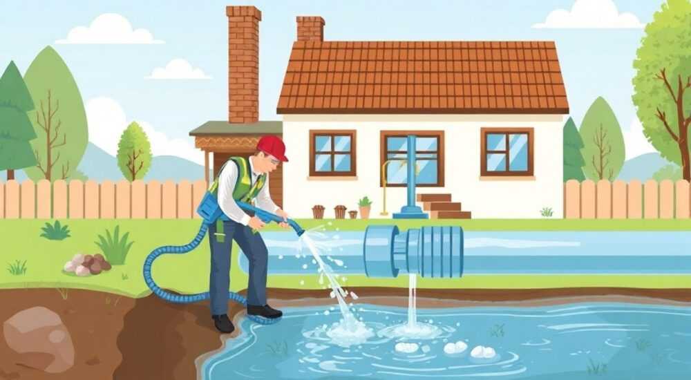 Чем продуть водопровод на даче
