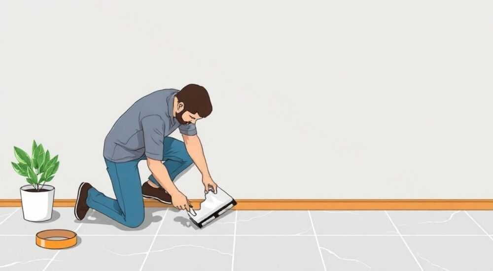 Чем убрать скотч с напольной плитки