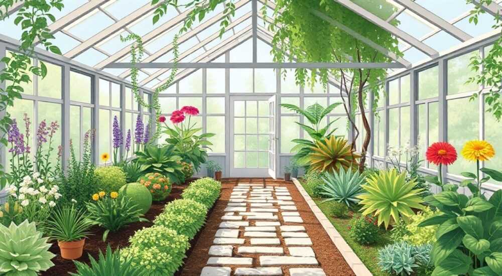 Чем застелить дорожки в теплице между грядок
