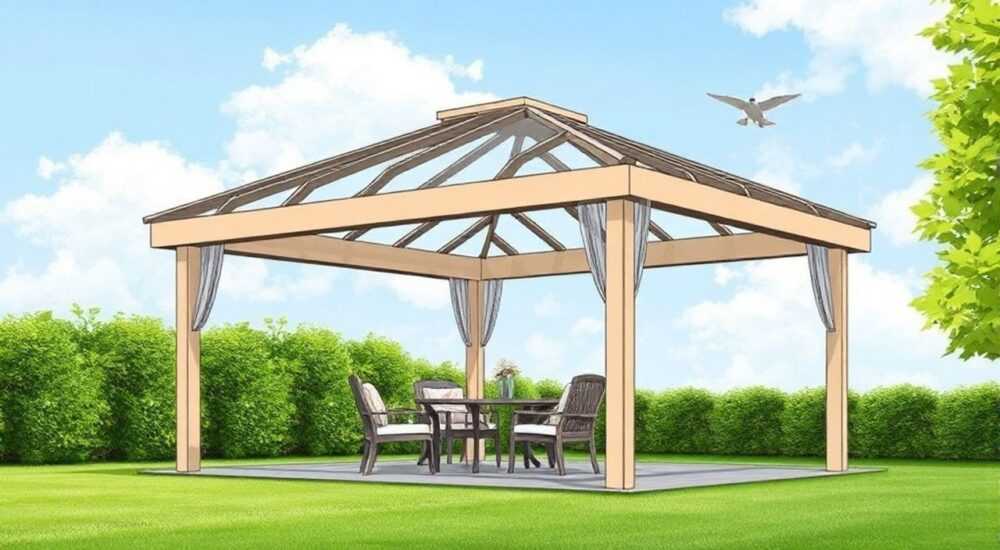 Чем затонировать крышу беседки из поликарбоната