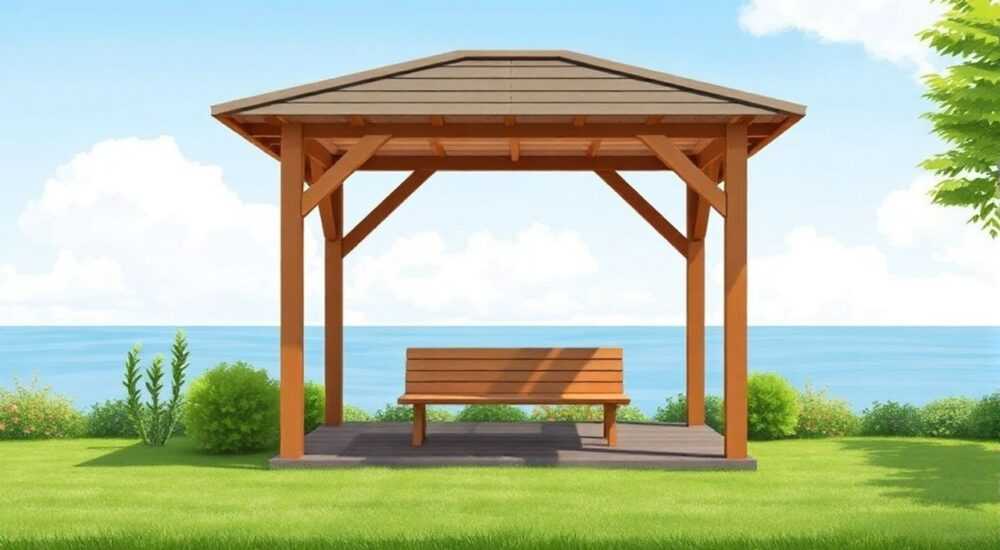 Что лучше скамейка или беседка