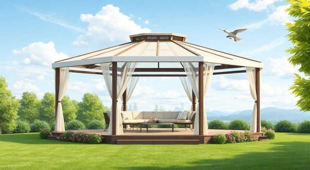 Где заказать тент на беседку в москве