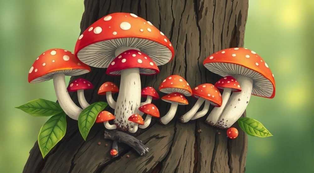 Грибы на коре яблони что делать